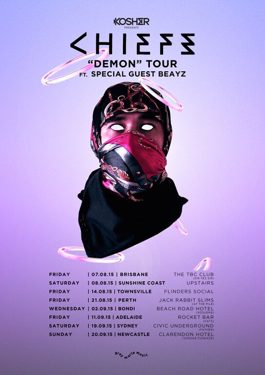 Chiefs Demon EP Tour Poster