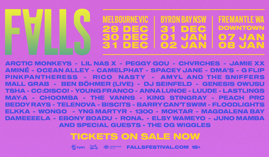 Falls Festival 22/23 Set Times Are Here! 