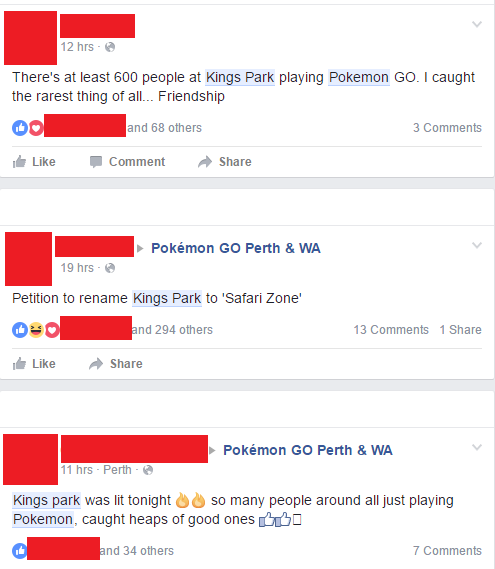 Pokemon Go Kings Park