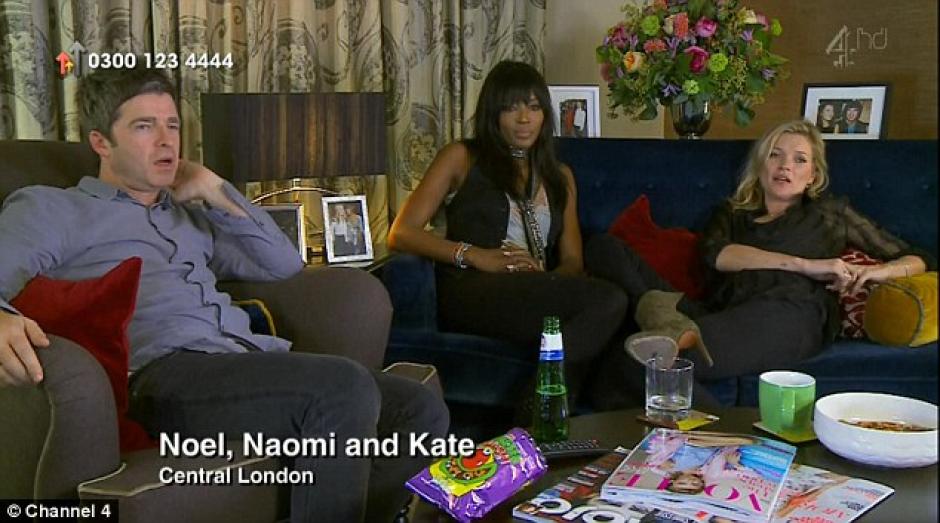 Watch Kate Moss, Naomi Campbell and Noel Gallagher watching TV