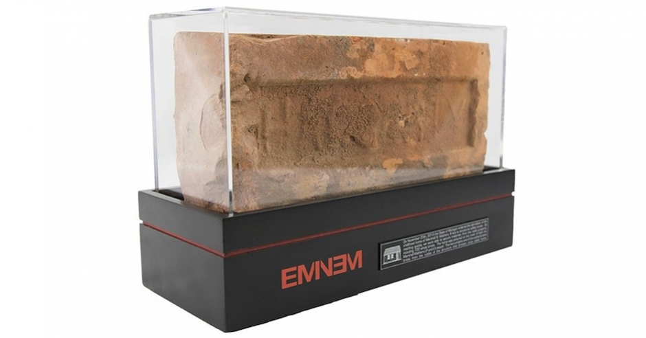Buy a brick from Eminem's childhood home to celebrate The Marshall Mathers LP's 16th birthday