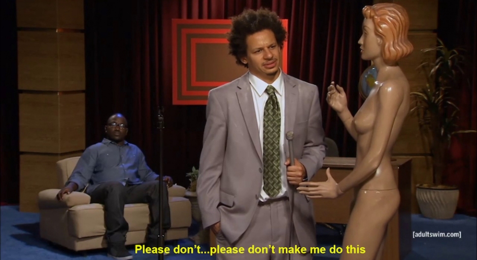 Eric Andre turns up to the US Presidential election
