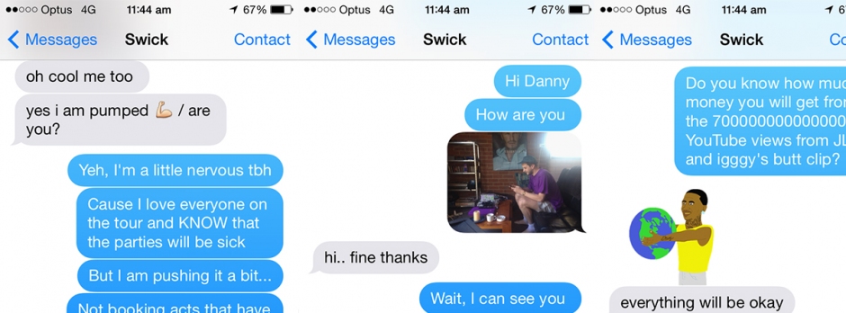 Text Message Interview: NLV x Swick