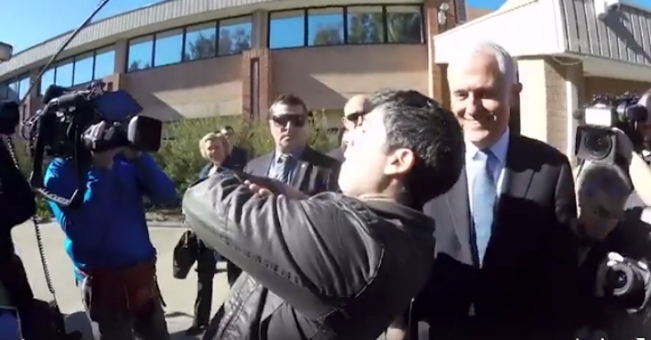 The Chaser tried (and failed) a trust exercise with Malcolm Turnbull today