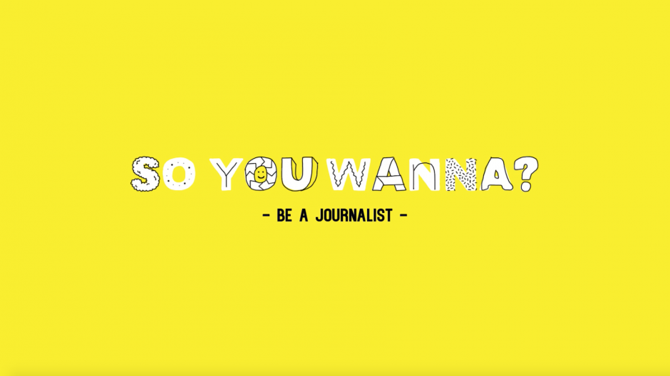 So You Wanna...Be A Journalist With Tom Tilley