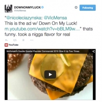 Previous article: Vic Mensa - Down On My Luck gets the McDonald's Remix?