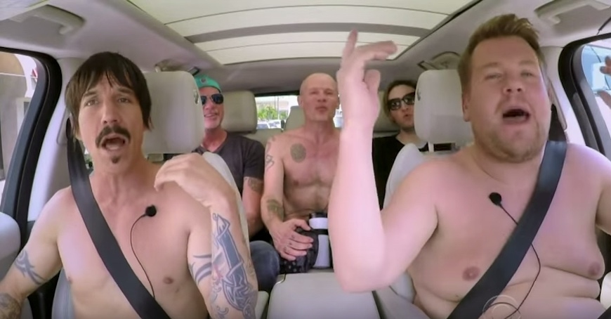 Red Chili Peppers do Carpool Karaoke the only way they know how Pilerats