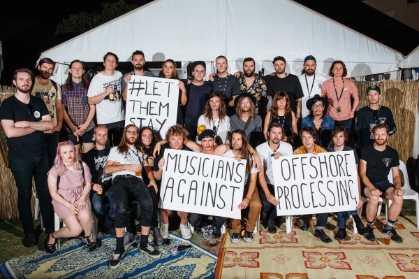 musicians against offshore processing