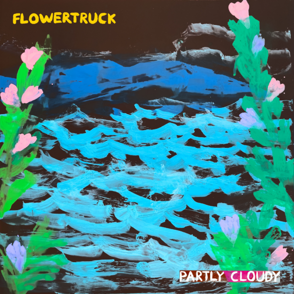 Flower Truck Partly Cloudy