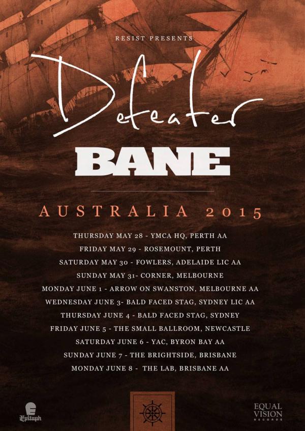 Defeater Australian tour