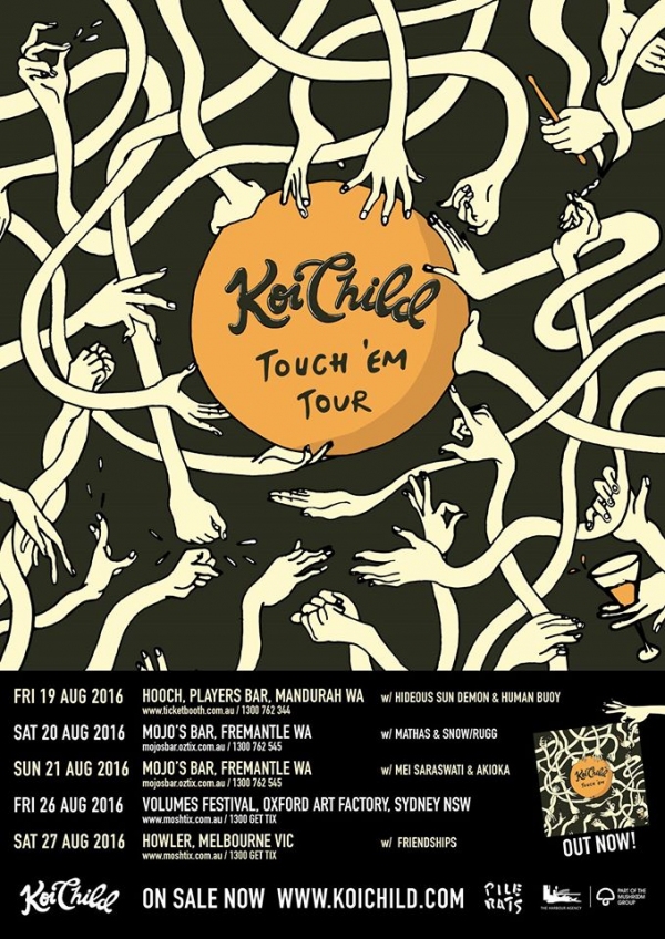 pilerats records koi child release single touch em announce tour 3