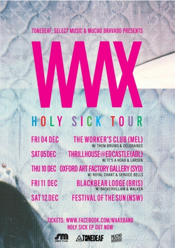 waax tour dates