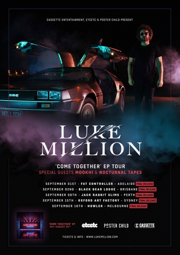 luke million come together tour poster new