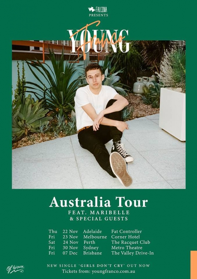 young franco girls dont cry tour