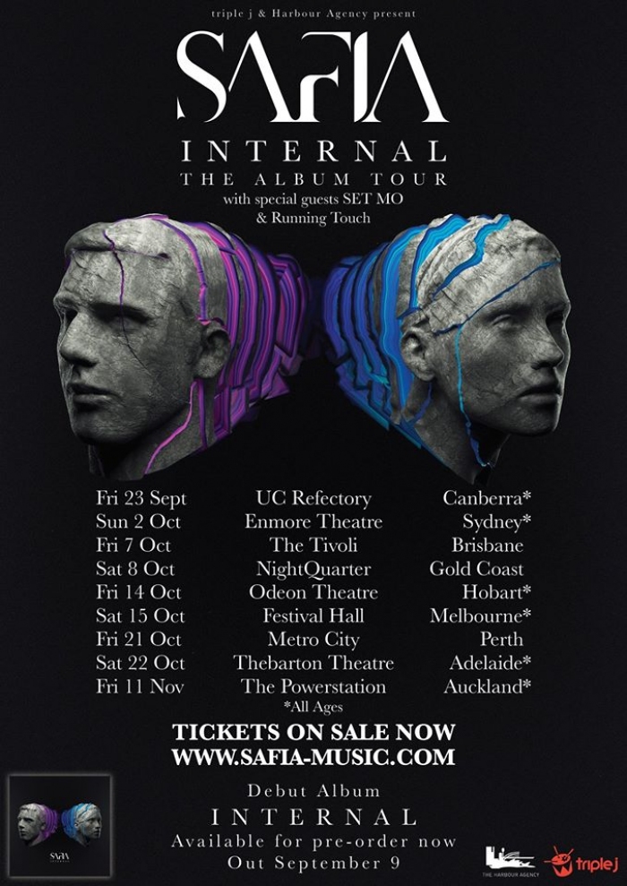 SAFIA internal tour poster