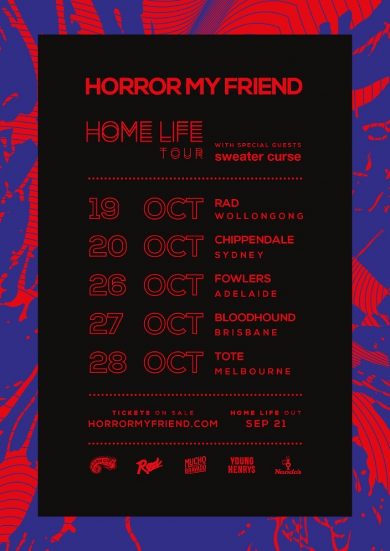 horror my friend album tour 2018