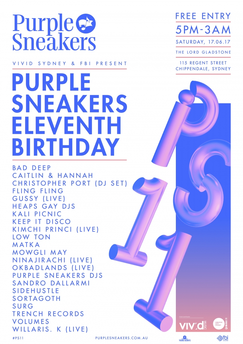purple sneakers 11 party