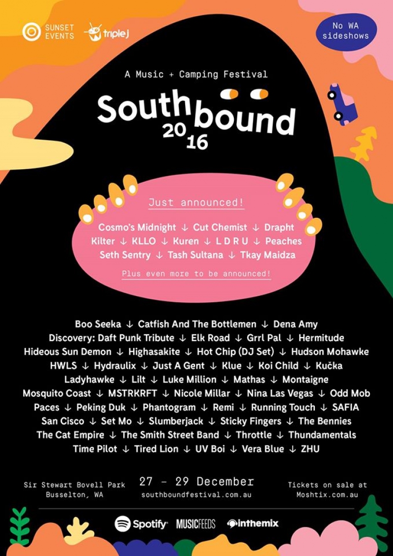 southbound lineup