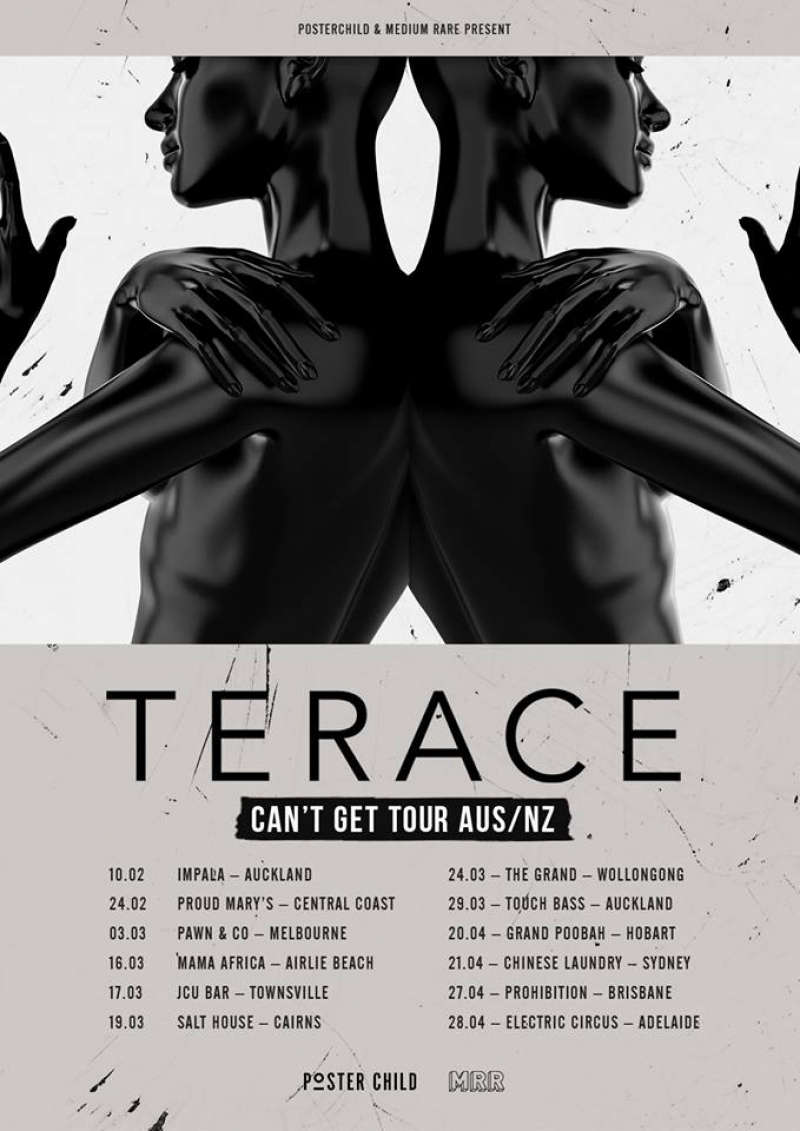 terace tour dates 2018