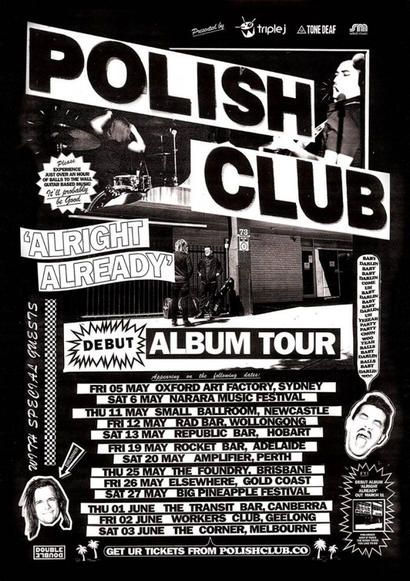 polish club aus tour