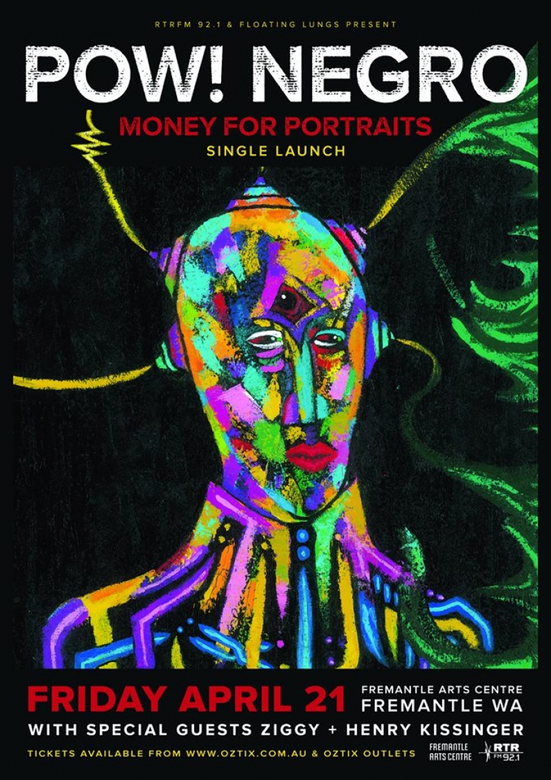 pow negro money for portraits launch