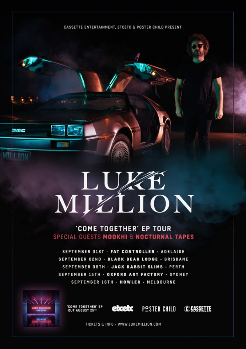 luke million come together tour poster