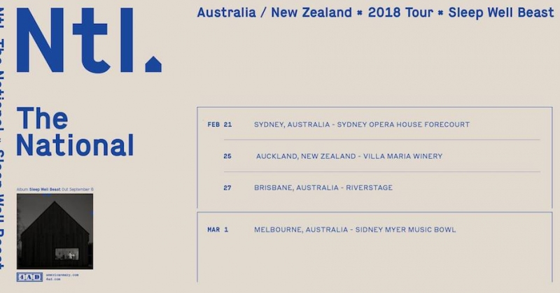 the national tour dates