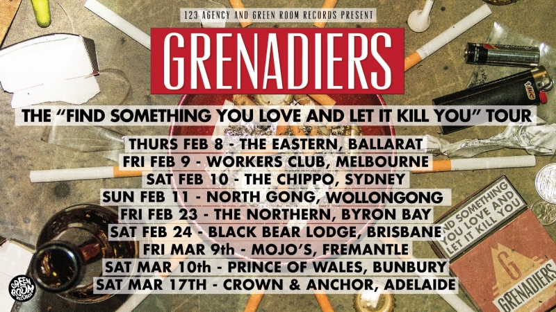 grenadiers 2018 tour dates