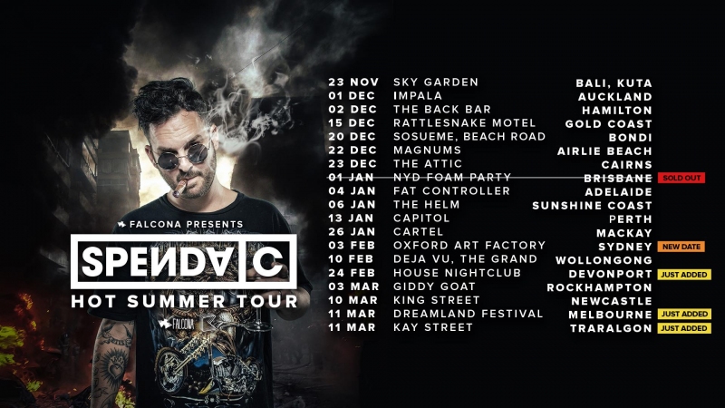 spenda c 2018 tour dates