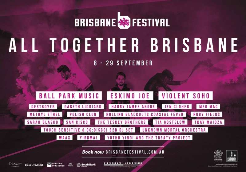 Brisbane Festival 2018 Music Line up Art