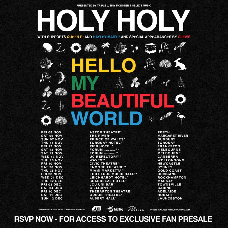 holy holy hmbw tour dates