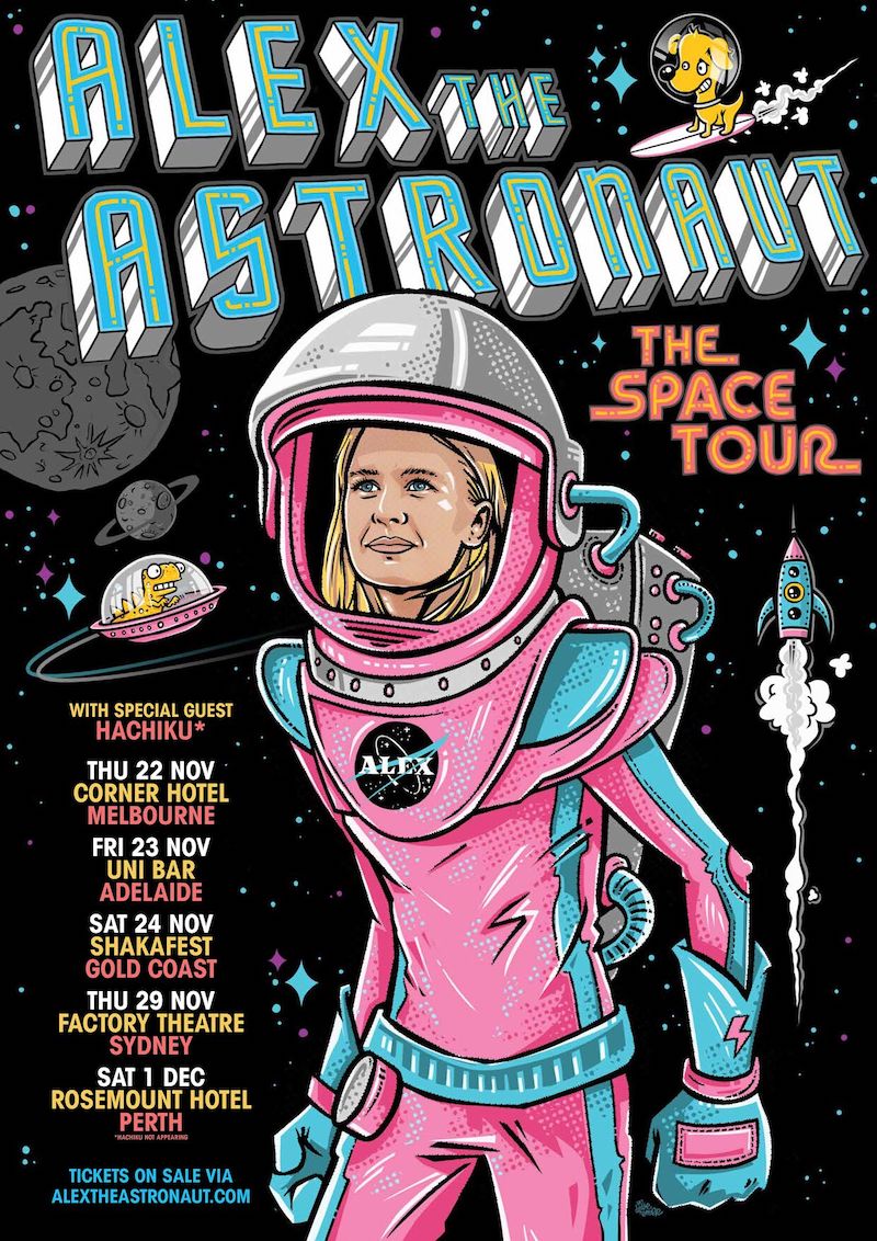 alex the astronaut space tour