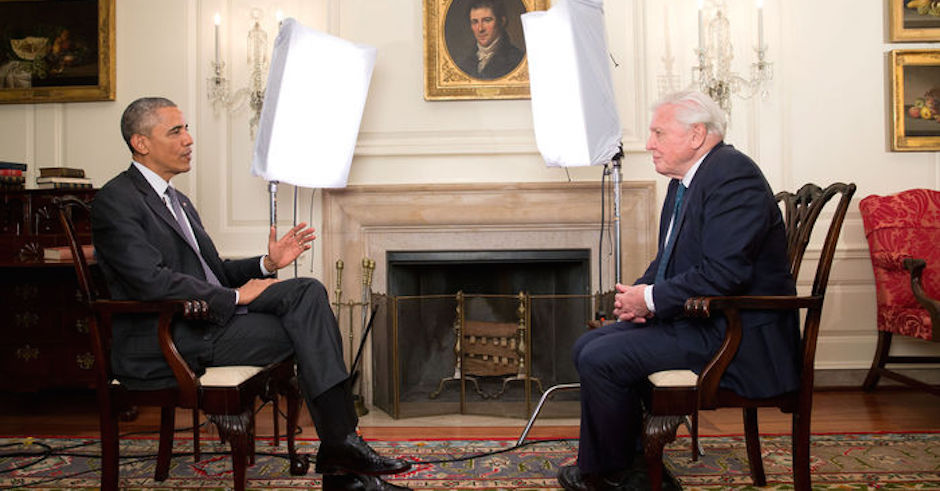 When President Barack Obama Met Sir David Attenborough