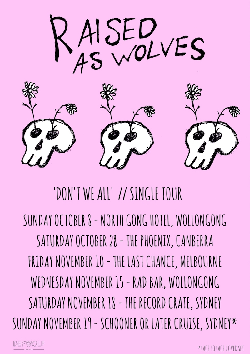 raised as wolves tour poster