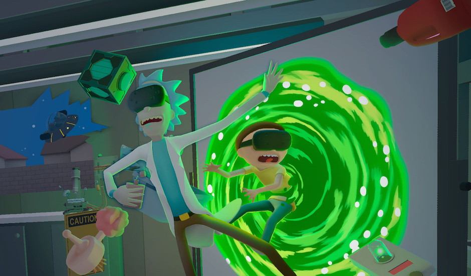 We spent a fair chunk of 4/20 playing the Rick & Morty VR game, Virtual Rick-Ality