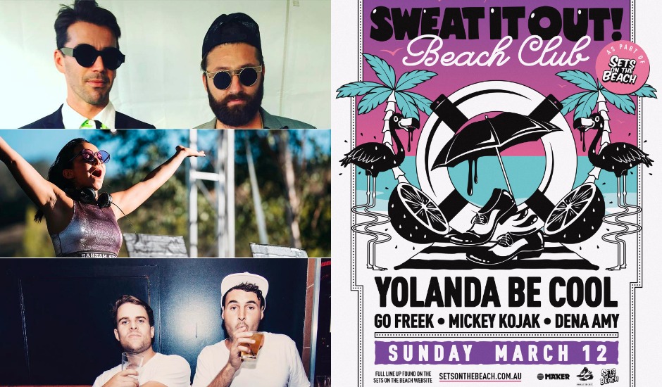 Sweats On The Beach: Yolanda Be Cool, Dena Amy & Go Freek's Beach Rave Essentials