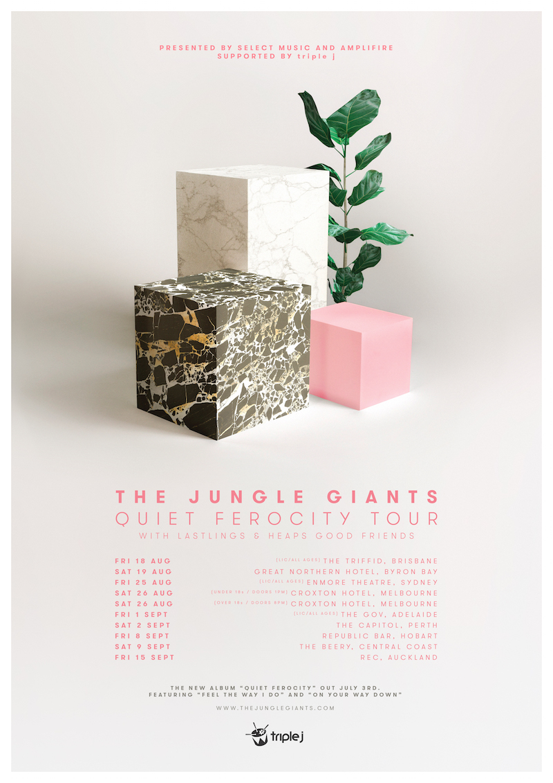 the jungle giants aus tour poster 2017