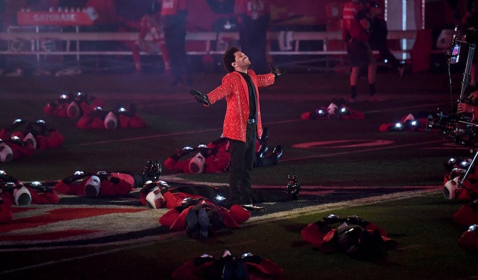 Watch The Weeknd's bandage-heavy, but Daft Punk-less Super Bowl Halftime Show