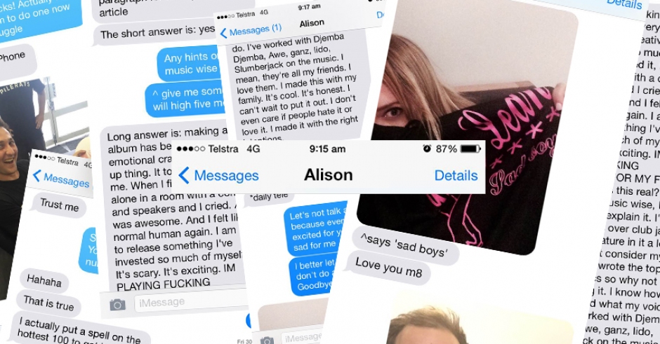 Alison Wonderland Text Message Interview