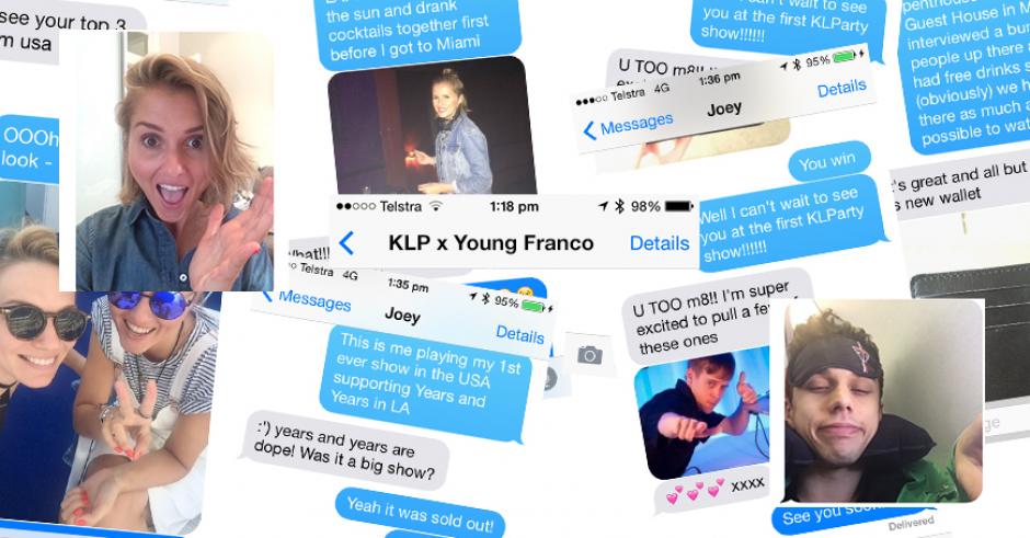 KLP x Young Franco Text Message Interview