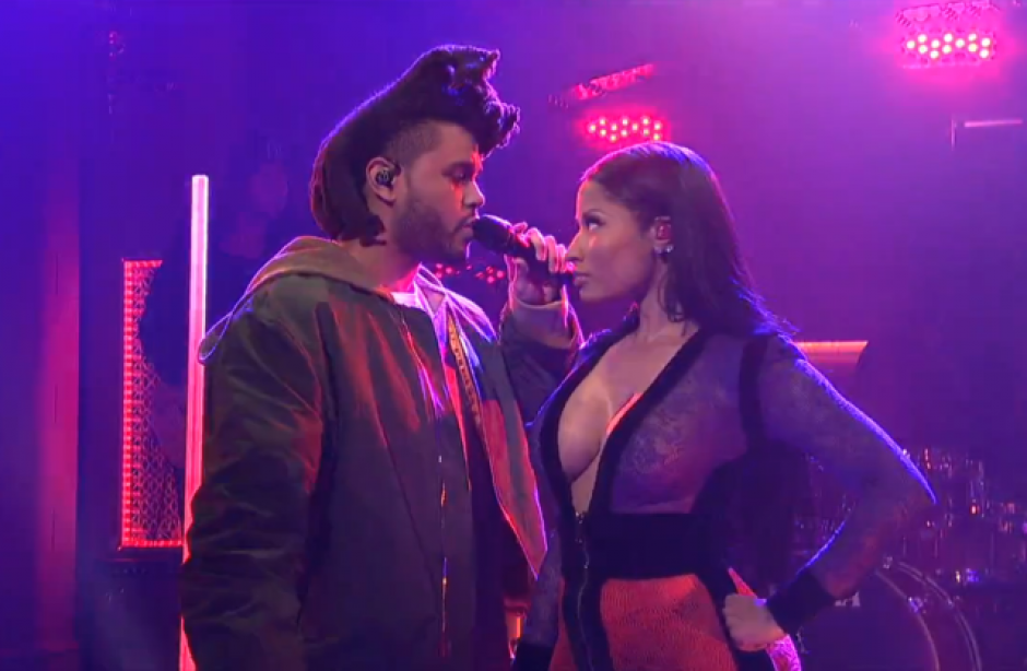 Watch Nicki Minaj perform live with The Weeknd