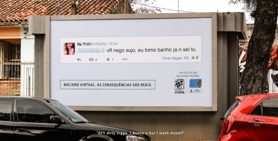 Racist Online Comments Are Being Posted On Billboards in Brazil
