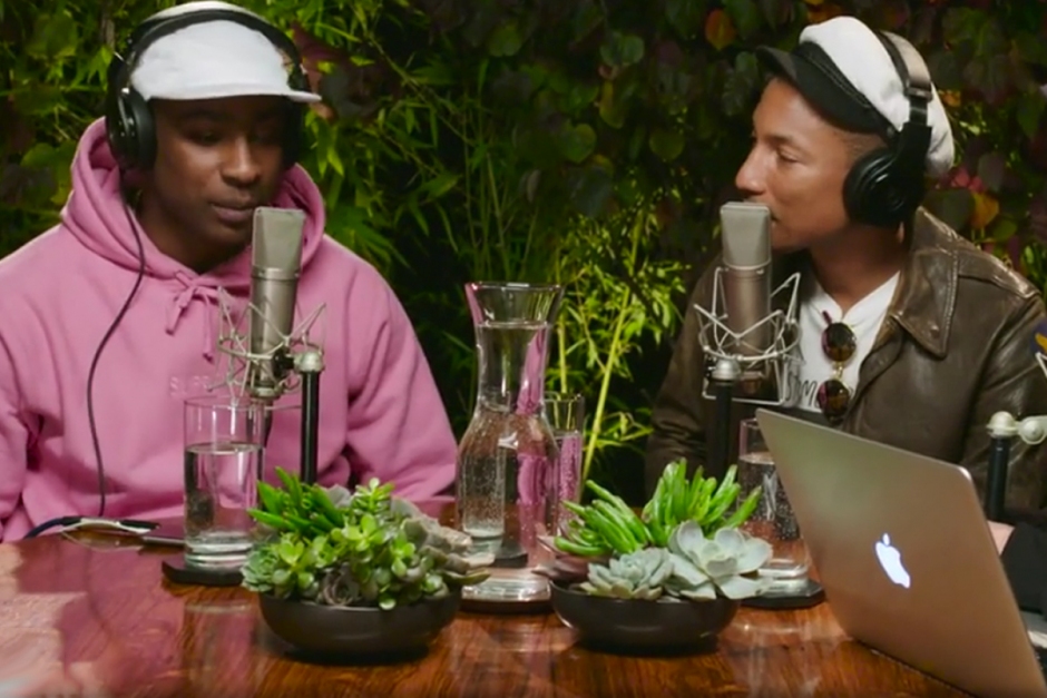 Skepta guests on Pharrell's radio show