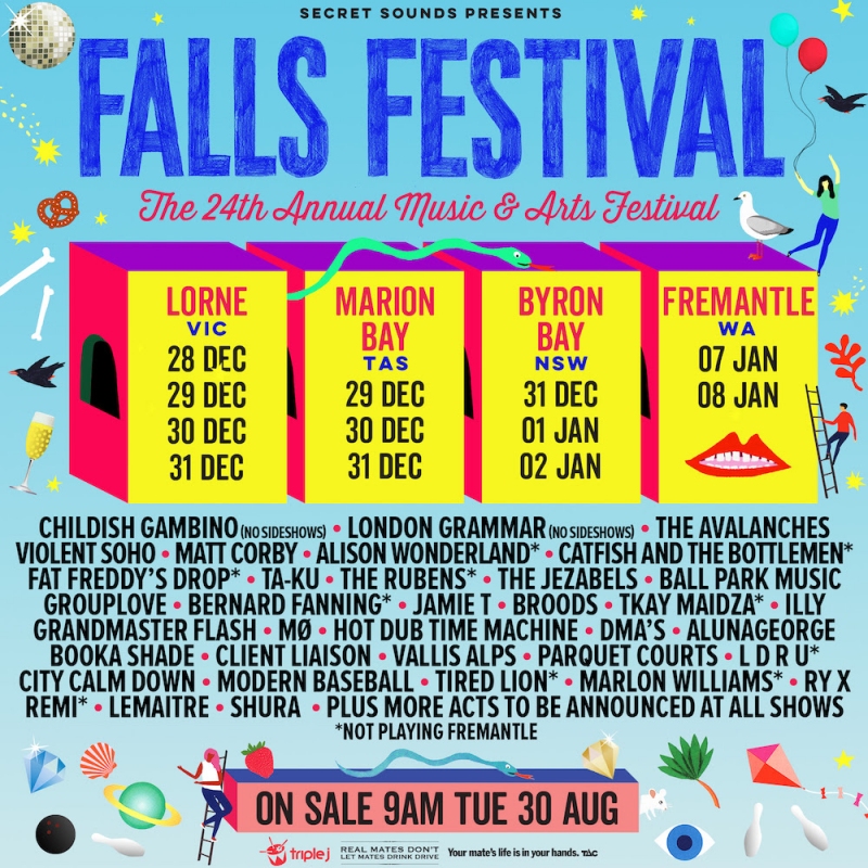 The Avalanches join Childish Gambino, London Grammar and more for Falls