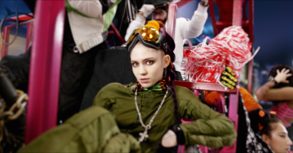 Bask in the glory of another visually bombastic new Grimes video clip