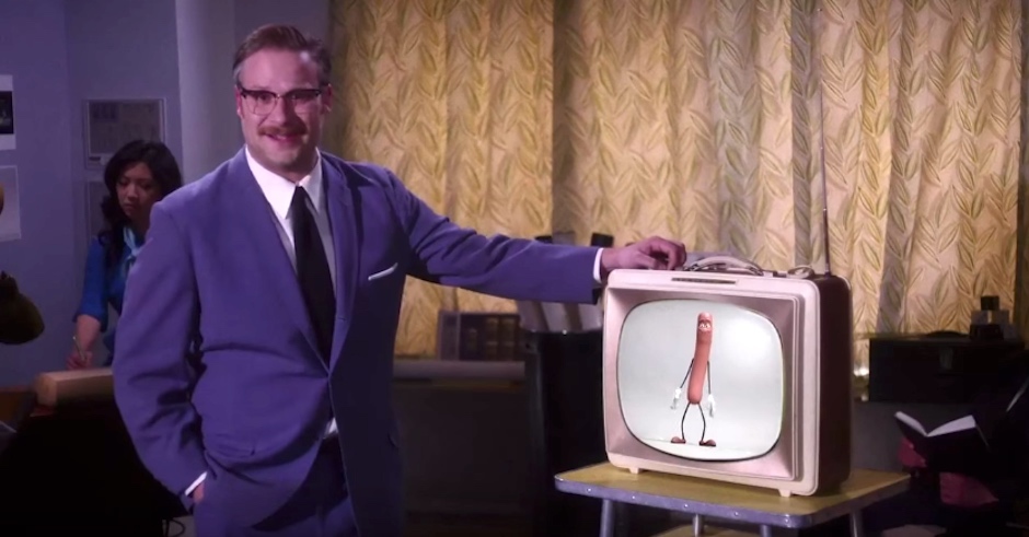 Seth Rogen’s channels Walt Disney in new bit for Sausage Party