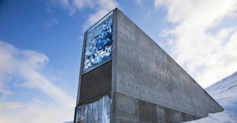 There's an underground seed vault on an island in Norway in case of an apocalypse