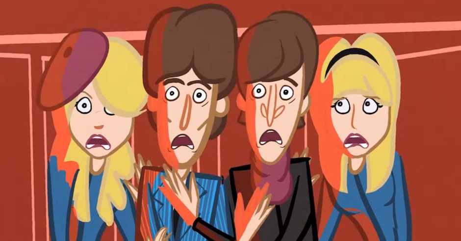 Watch a reenactment of a John Lennon acid trip in animated form